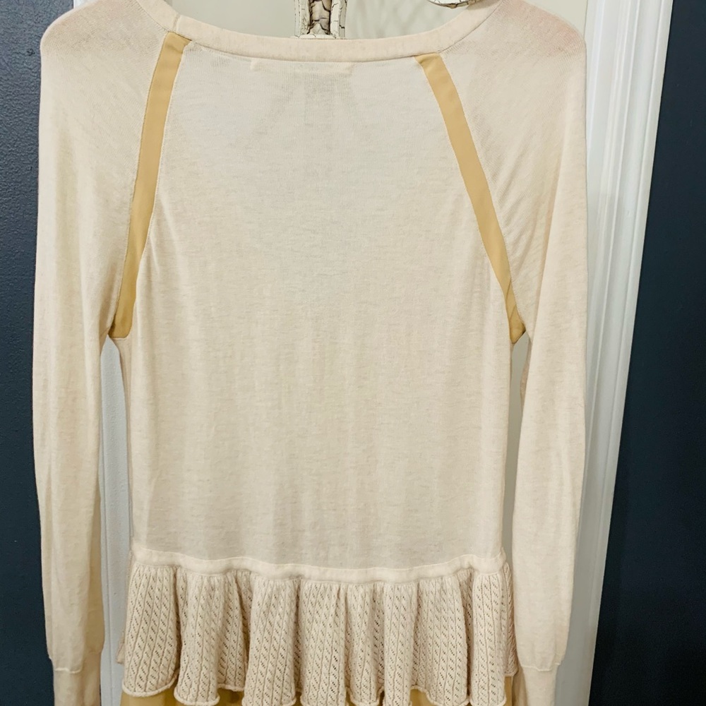 Anthropology Ruffle Cardigan - Picture 2 of 3